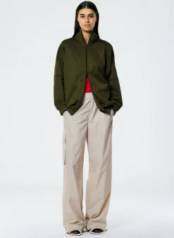 Active Knit Zipper Detailed Track Jacket