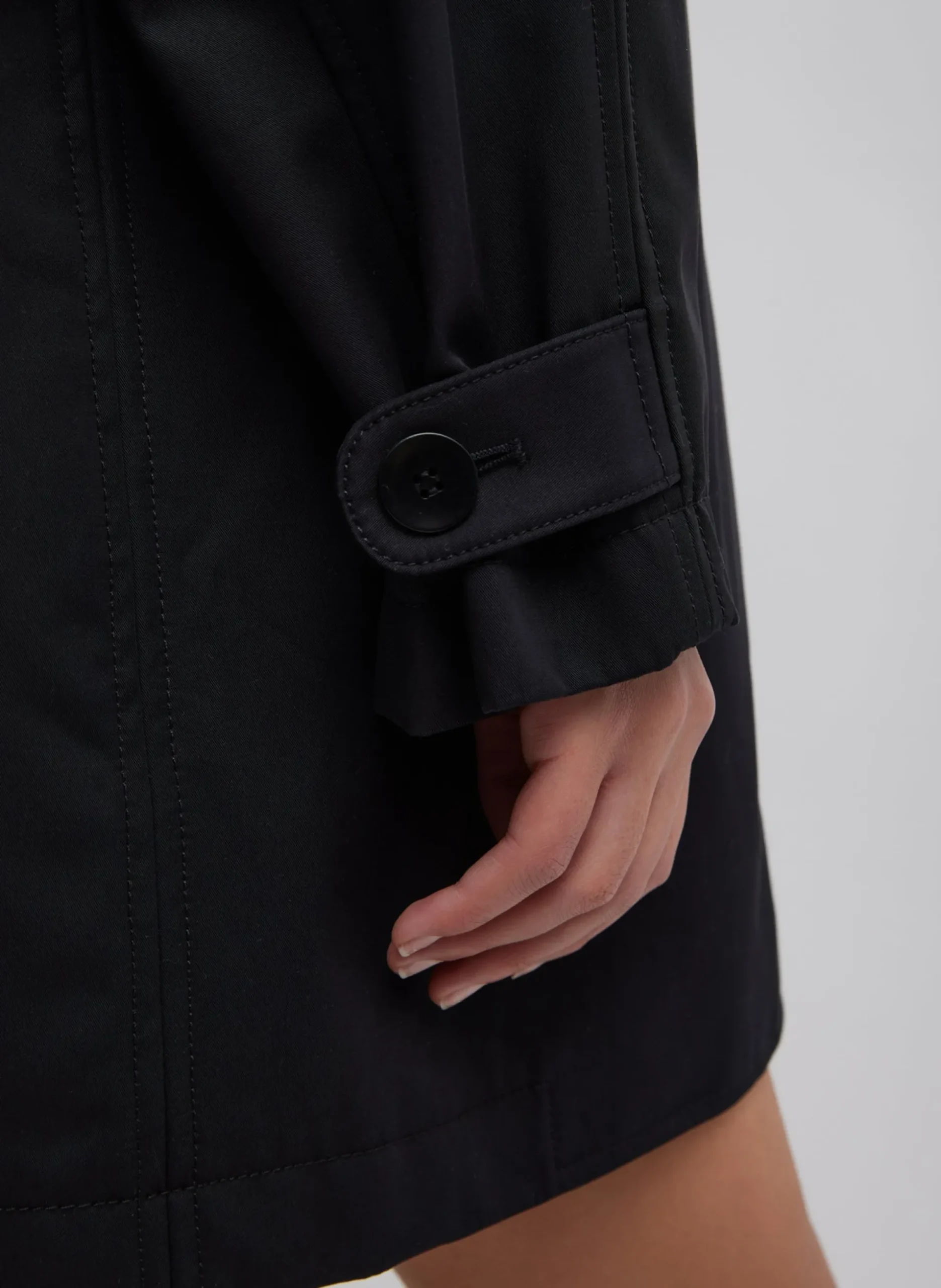 Bonded Luxe Twill Carcoat