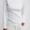 Boucle Knit Long Sleeve Circular Top