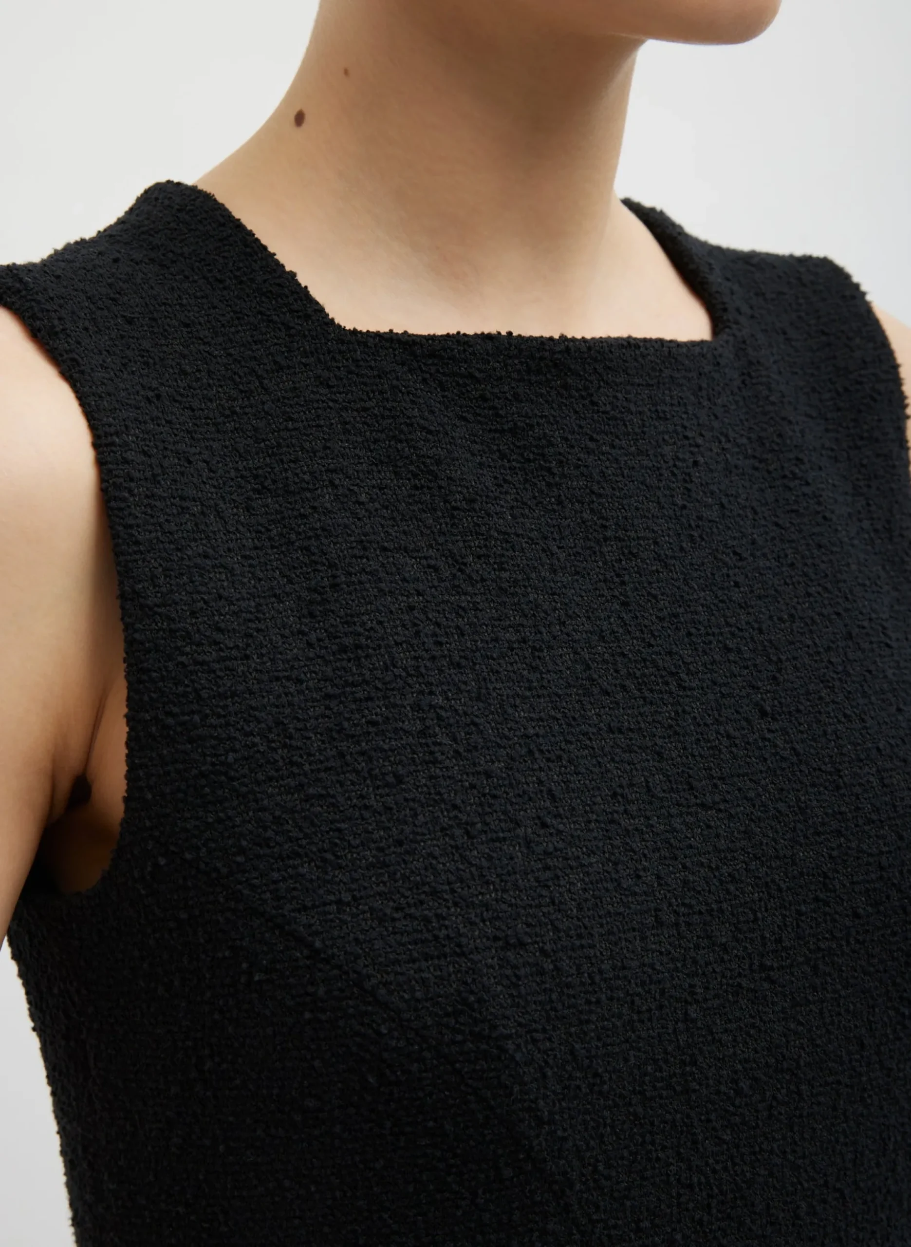 Boucle Knit Sculpted Dress
