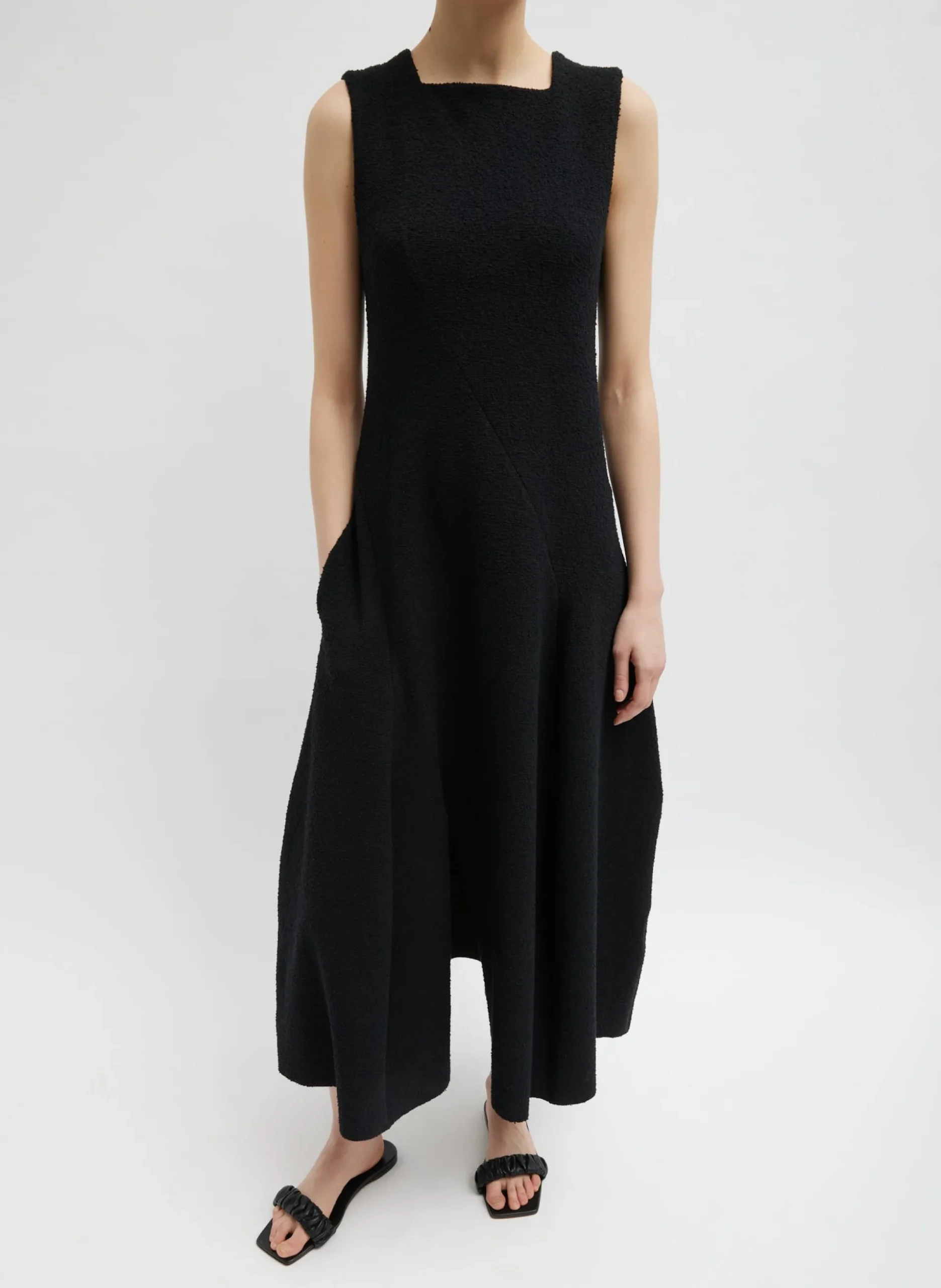 Boucle Knit Sculpted Dress
