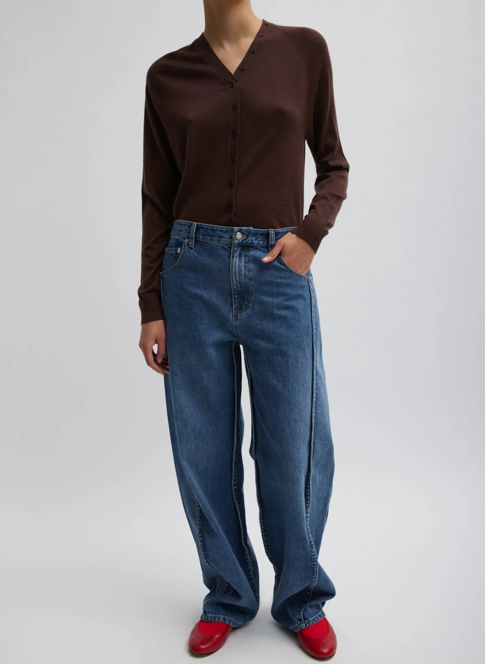 Cashmere Silk Blend Slim Cardigan