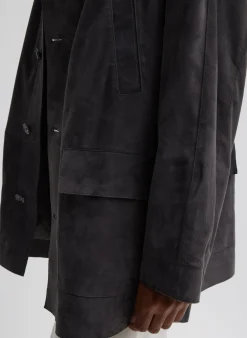 Cassiterite Suede Carcoat