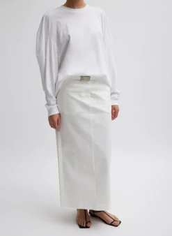 Chino Maxi Skirt