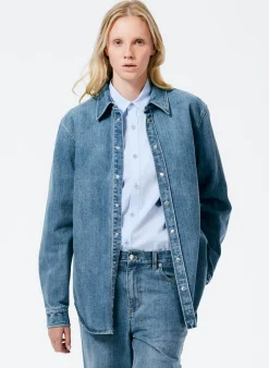 Classic Wash Denim Easy Shirt