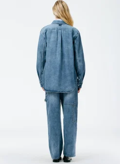 Classic Wash Denim Easy Shirt