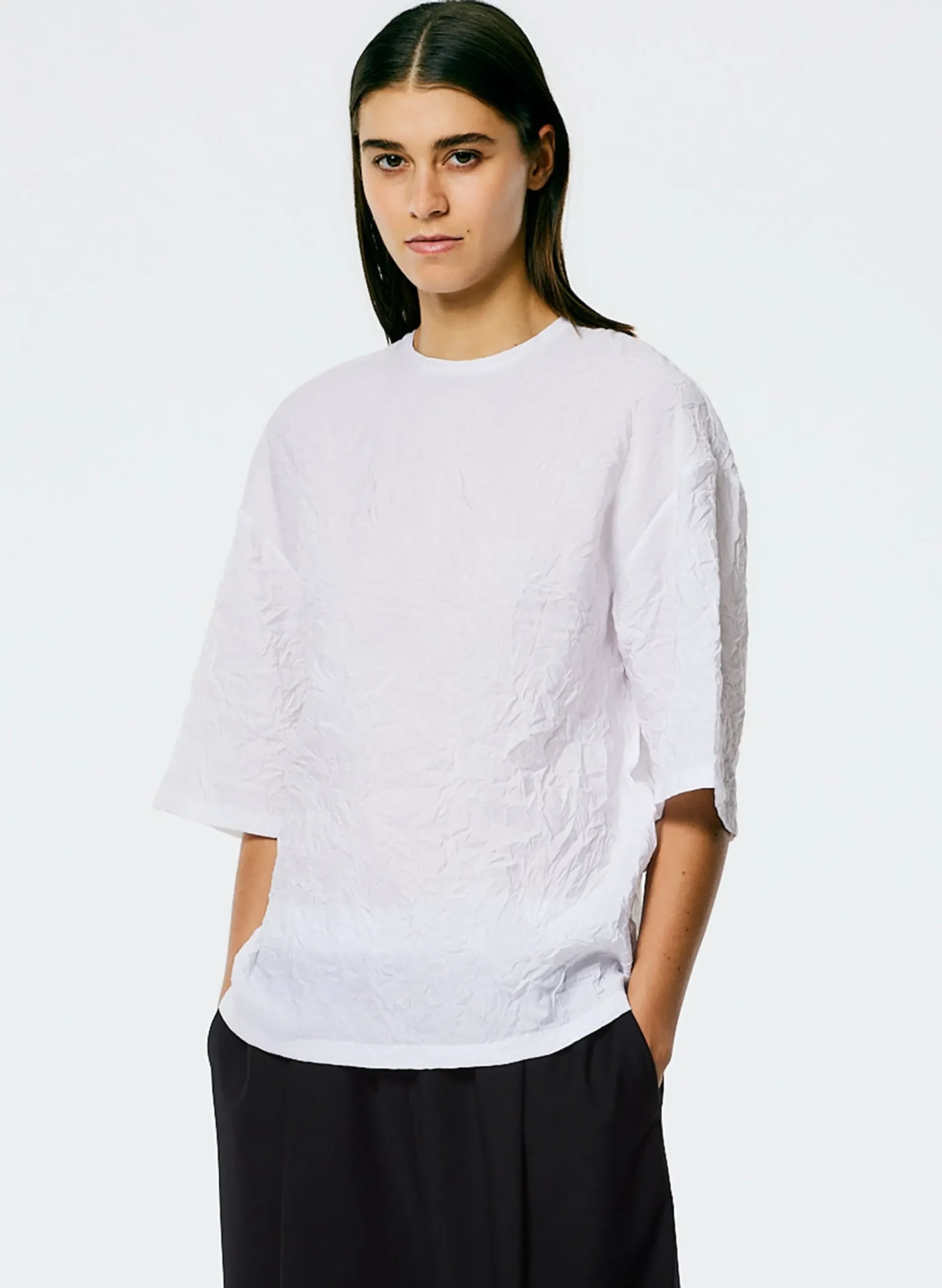 Crinkle Shirting Easy T-Shirt