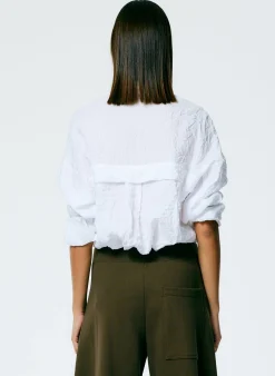 Crinkle Shirting Oversized Shirt