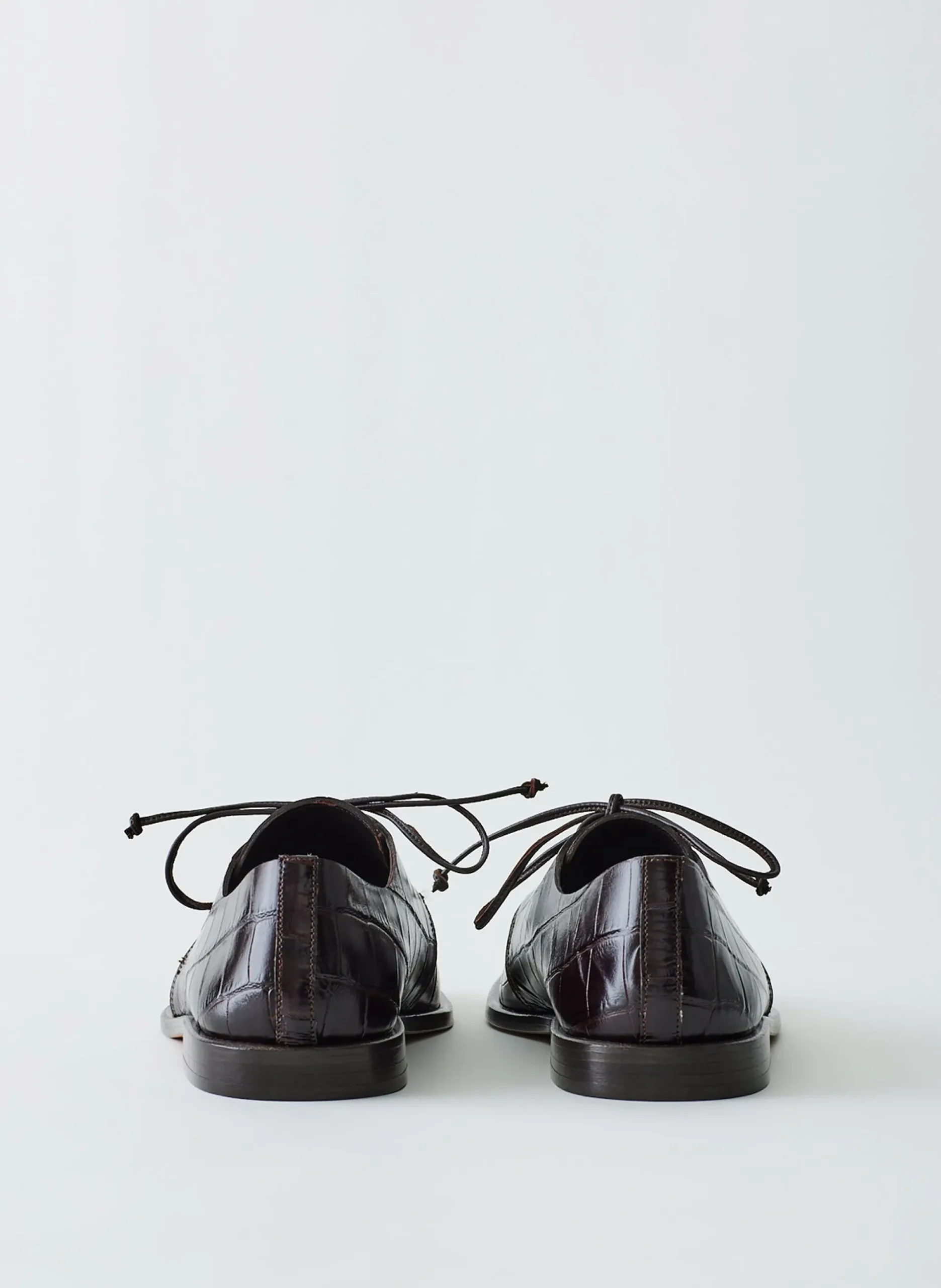 Croc Print Brody Square Toe Loafer