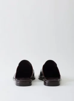 Croc Print Pedro Slide Square Toe Loafer