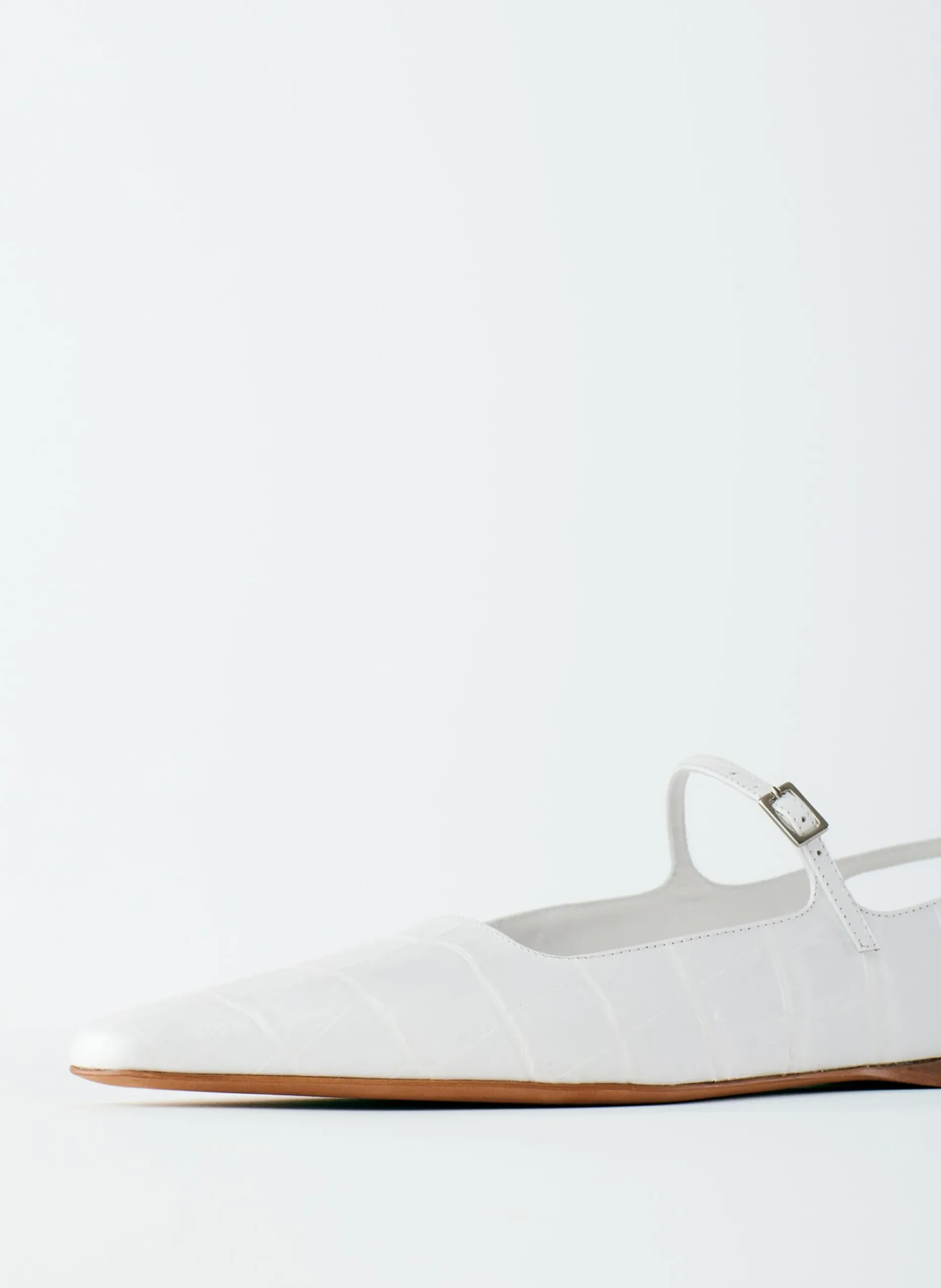 Croc Print Rudy Flat