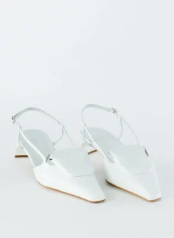 Croc Print Victor Slingback