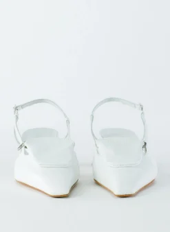 Croc Print Victor Slingback