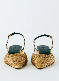 Curly Victor Slingback