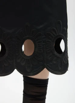 Daisy Embroidery Long Dress