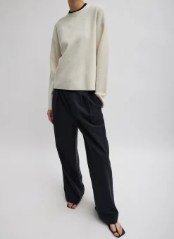 Double Faced Cashmere Oversized Easy Sweater