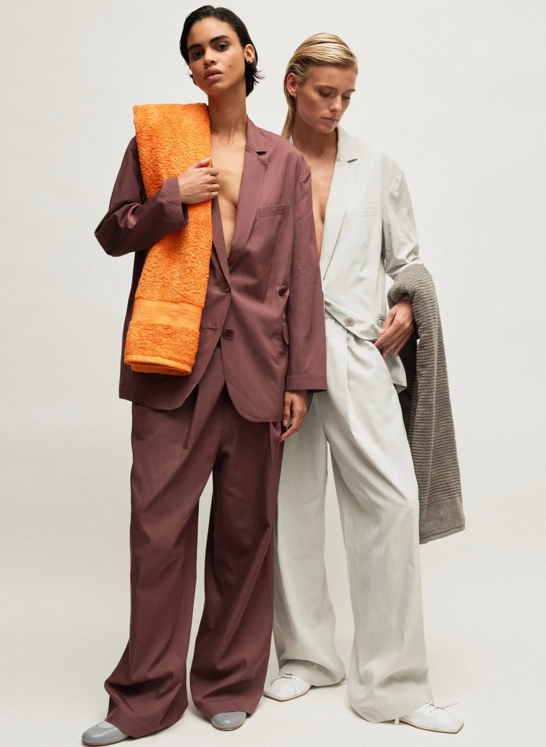 Drapey Suiting Marit Pull On Pant