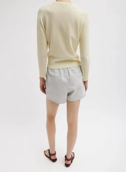 Drapey Suiting Pull On Short