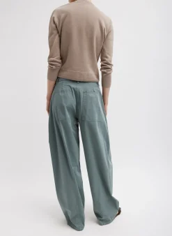 Garment Dyed Silky Cotton Sid Pant