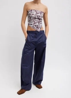 Garment Dyed Silky Cotton Sid Pant