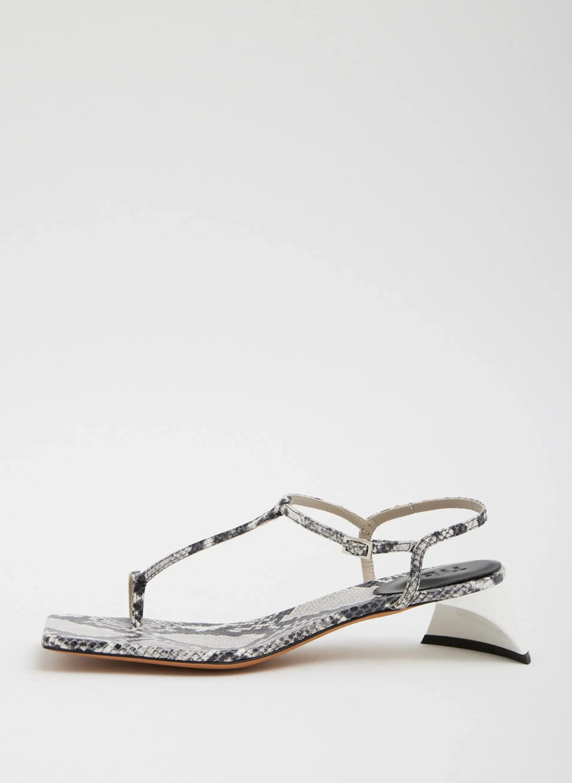 Georgia Embossed Snake Sandal