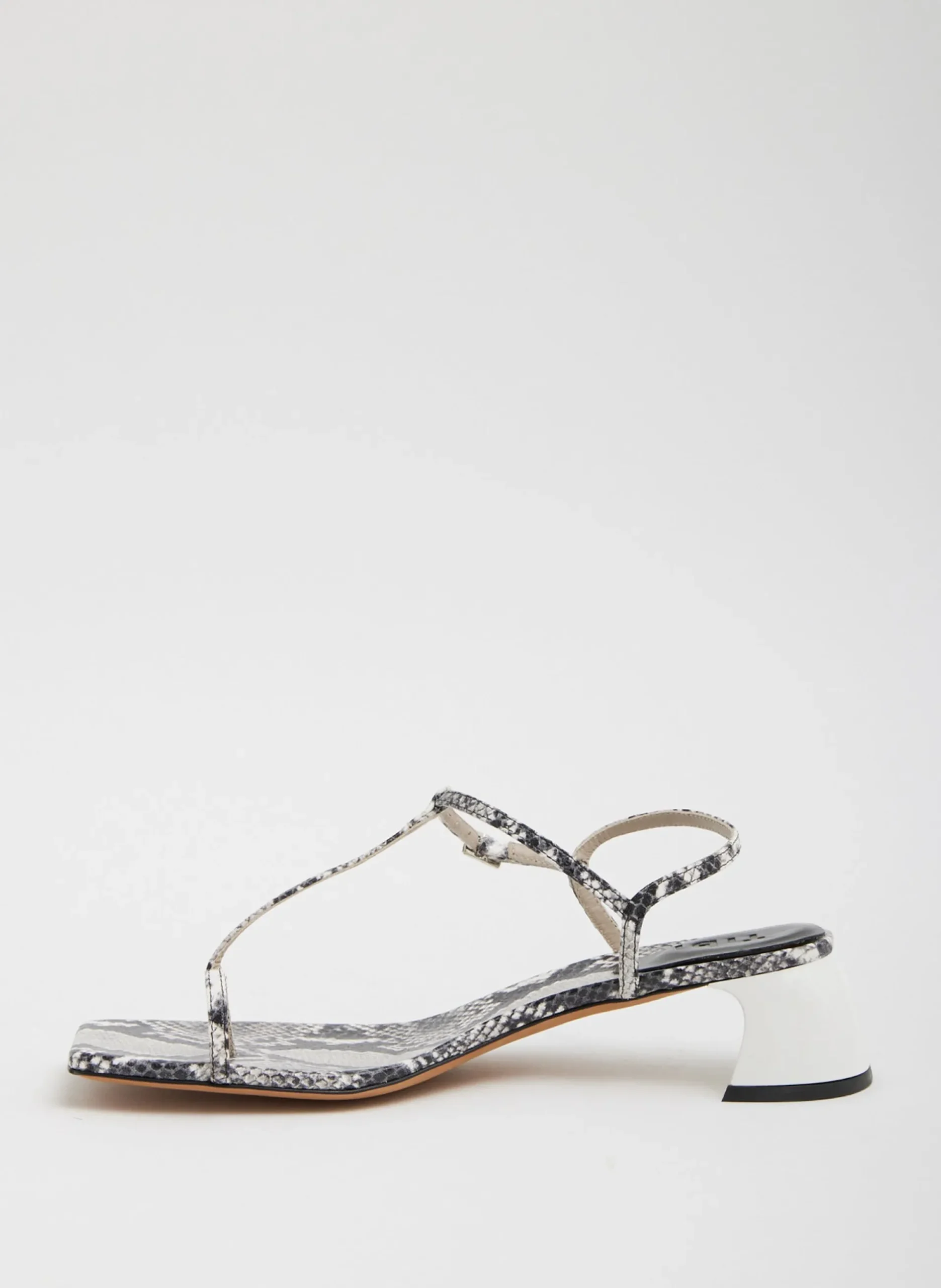 Georgia Embossed Snake Sandal
