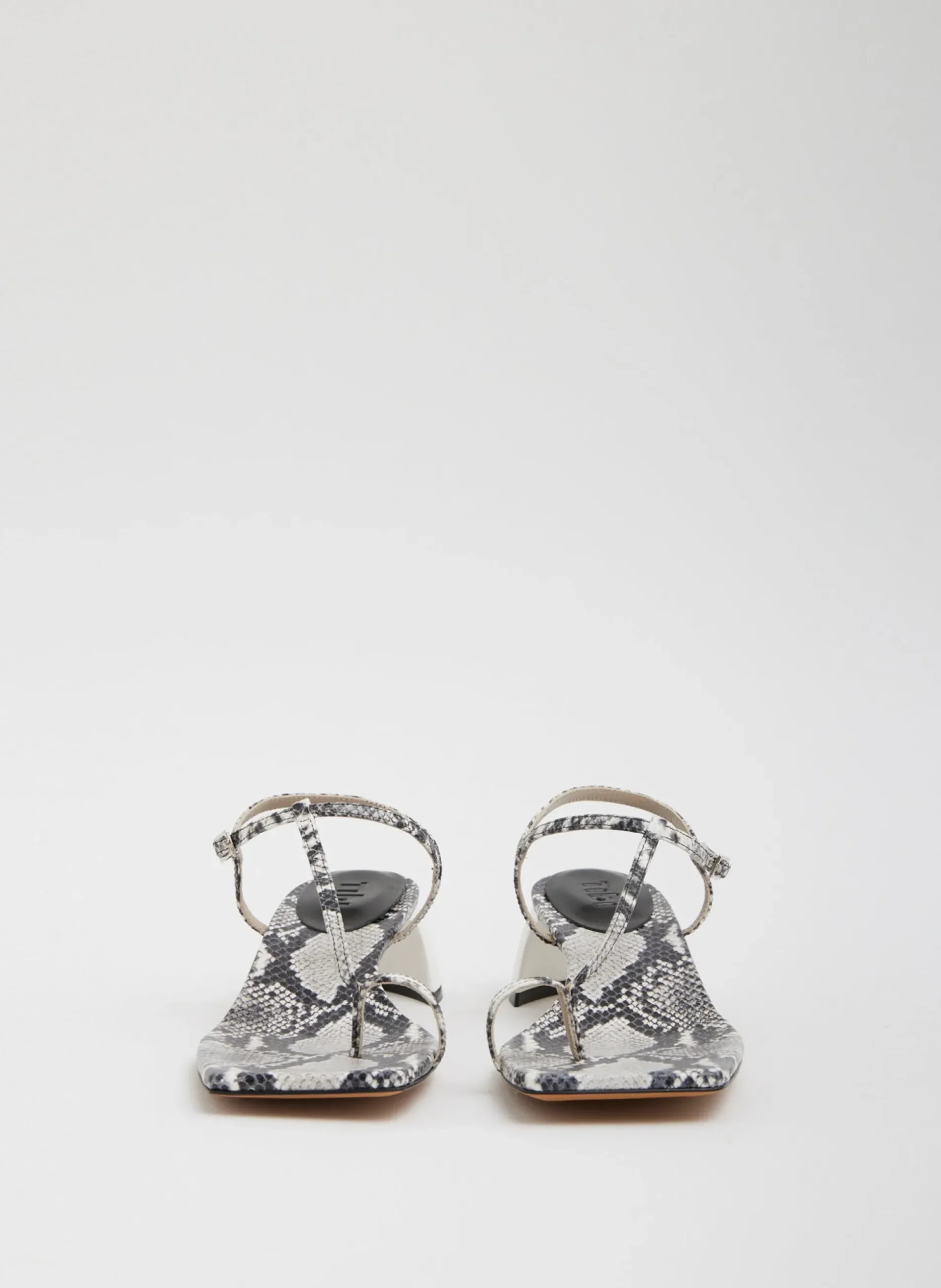 Georgia Embossed Snake Sandal