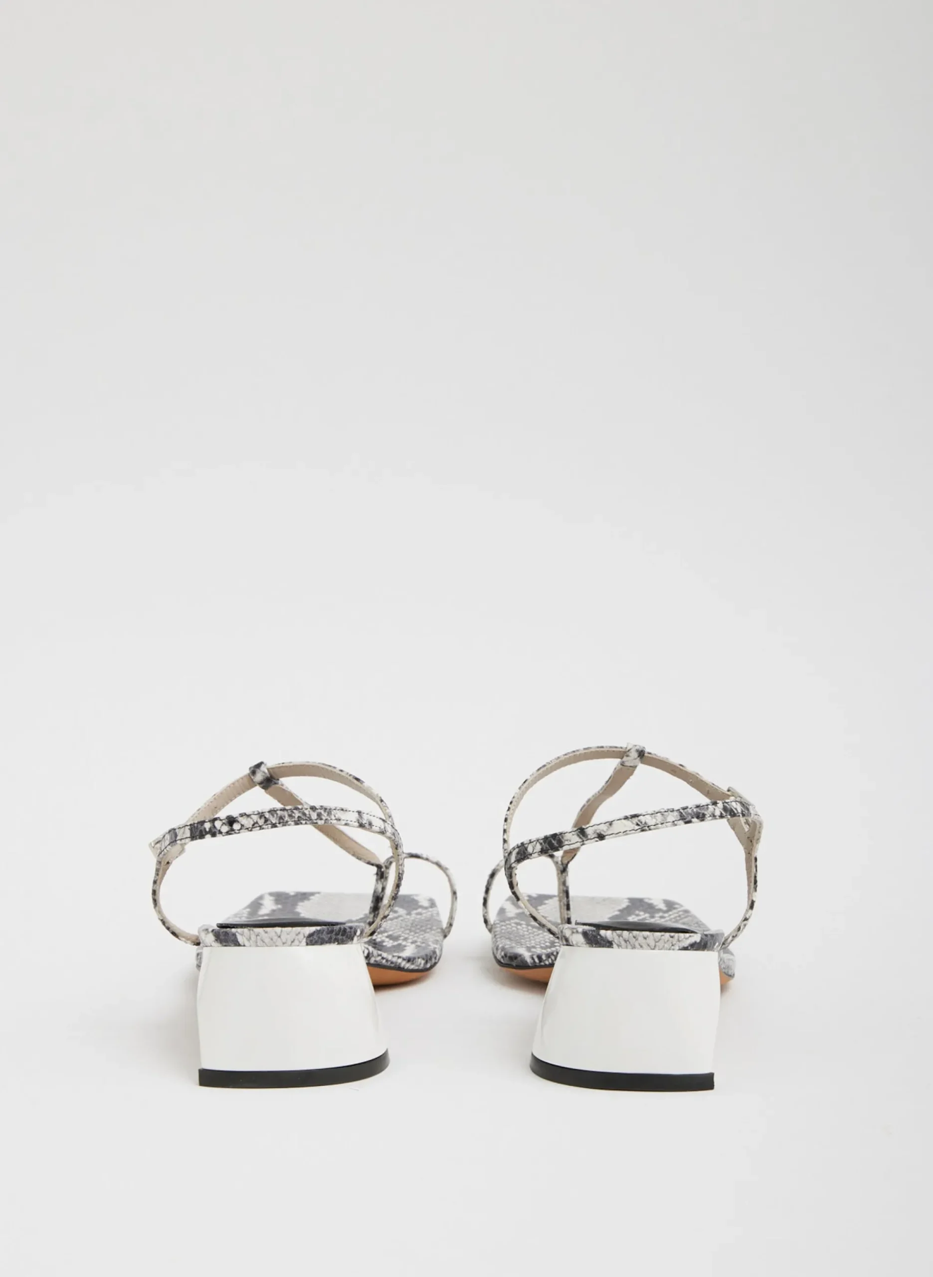 Georgia Embossed Snake Sandal
