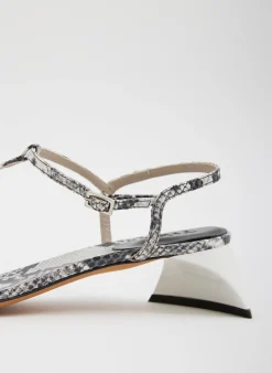 Georgia Embossed Snake Sandal
