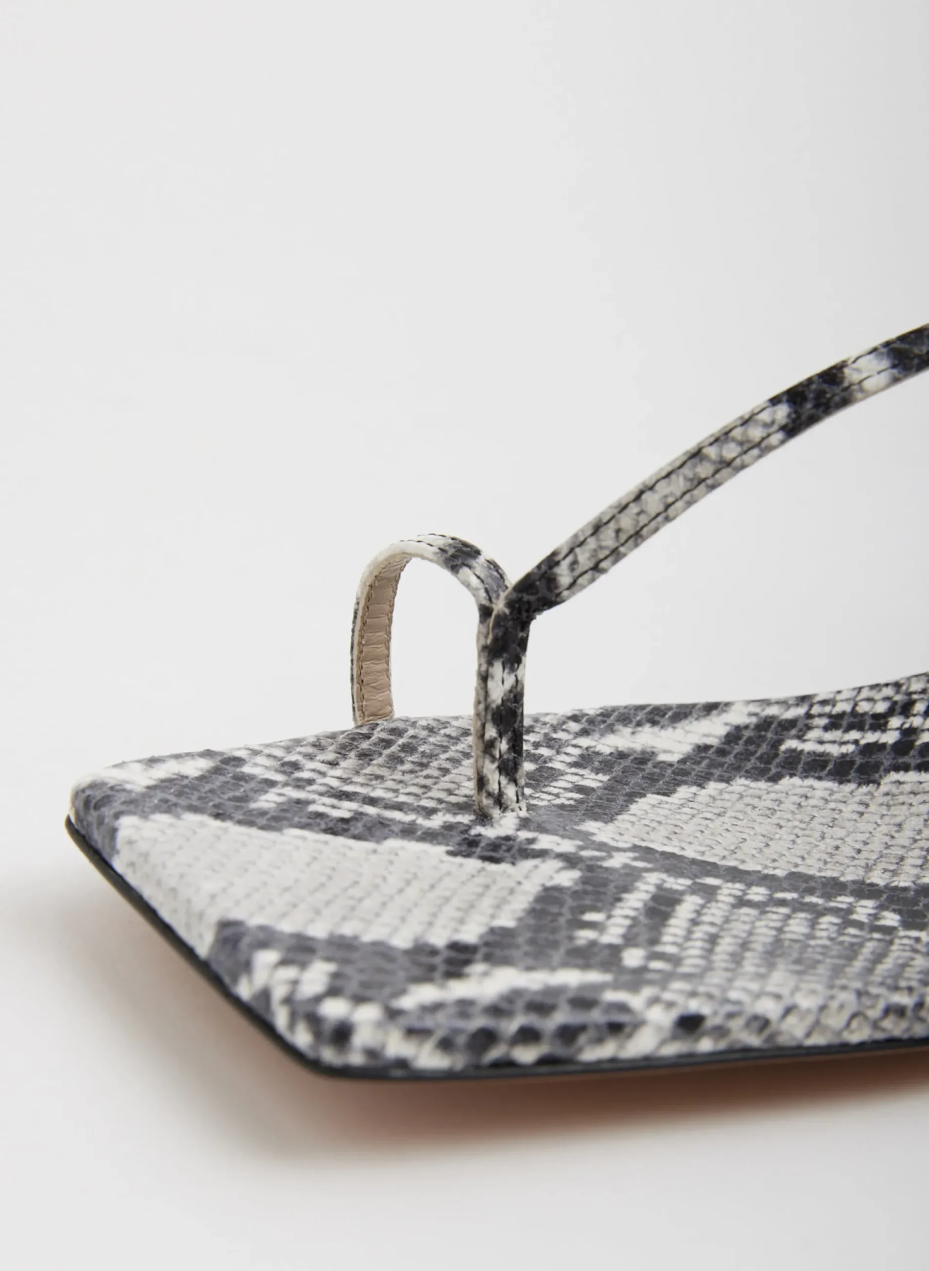 Georgia Embossed Snake Sandal