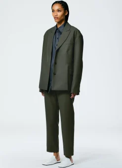 Grain De Poudre Liam Blazer With Slit Zipper Detail