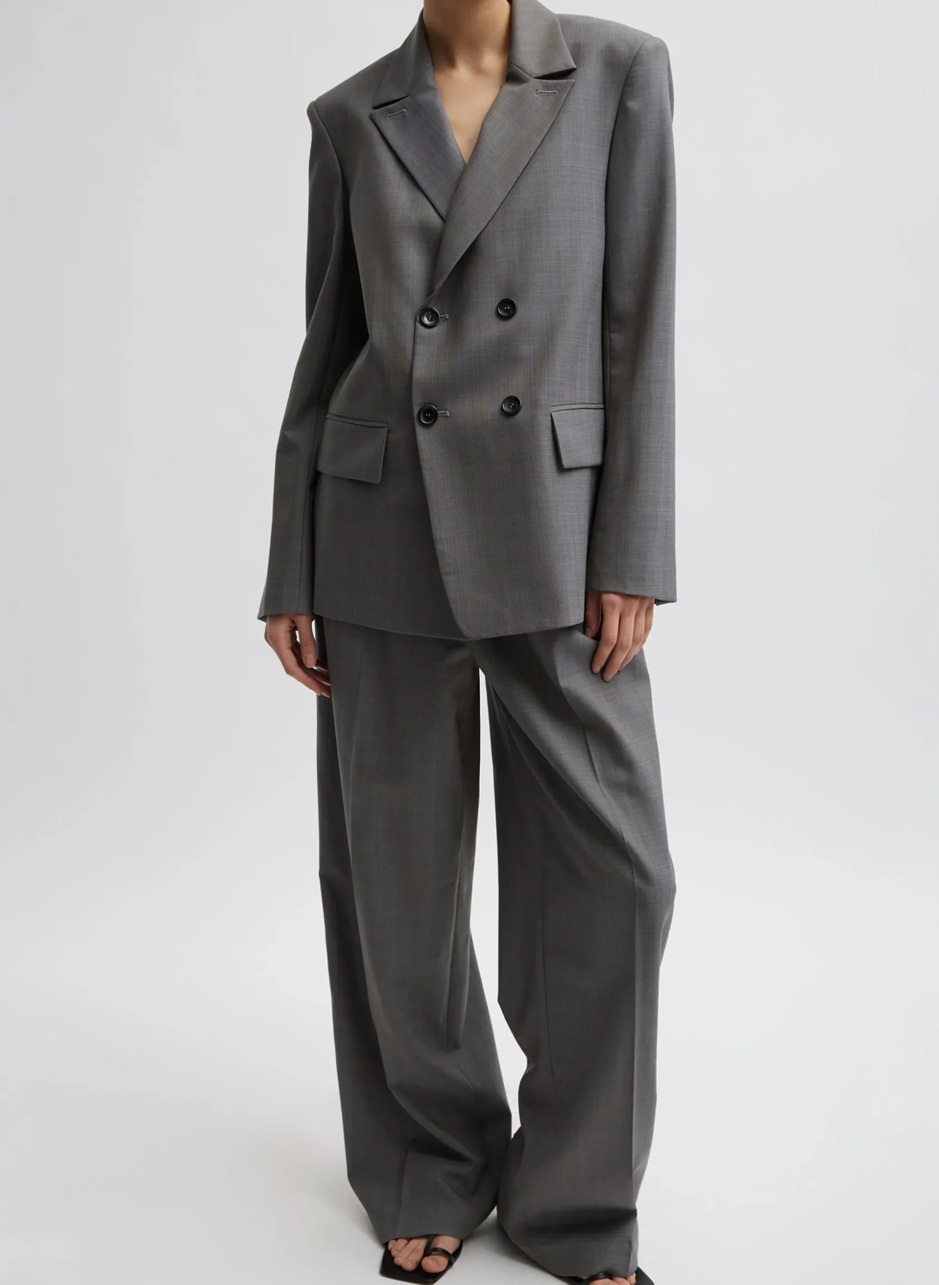 Grant Suiting Double Breasted Blazer