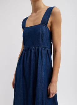 Light Weight Stone Wash Sculpted Dress