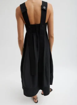 Linen Cotton Voile Sculpted Dress