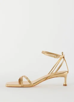 Metallic Nappa Harper Sandal