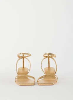 Metallic Nappa Harper Sandal