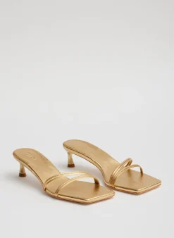 Metallic Nappa Jim Sandal