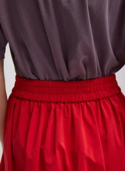 Nylon Pull On Full Skirt