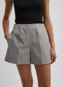 Oliver Cotton Stretch Tricotine Structured Shorts