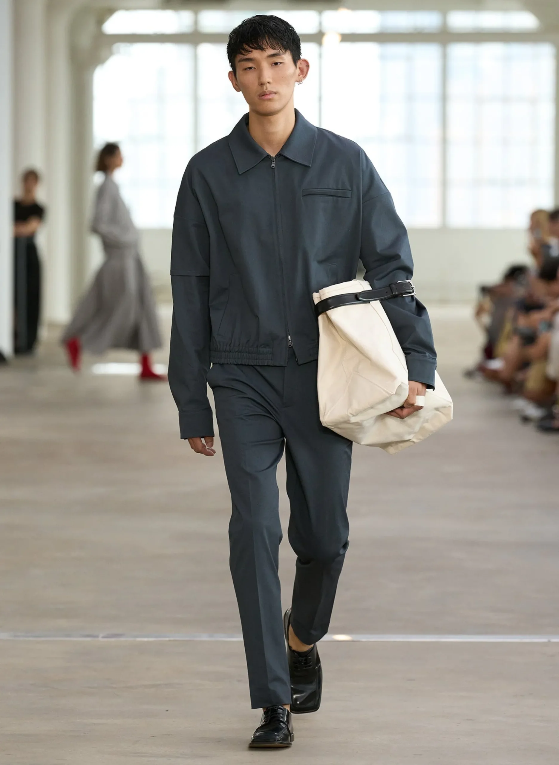 Oliver Cotton Stretch Tricotine Bomber