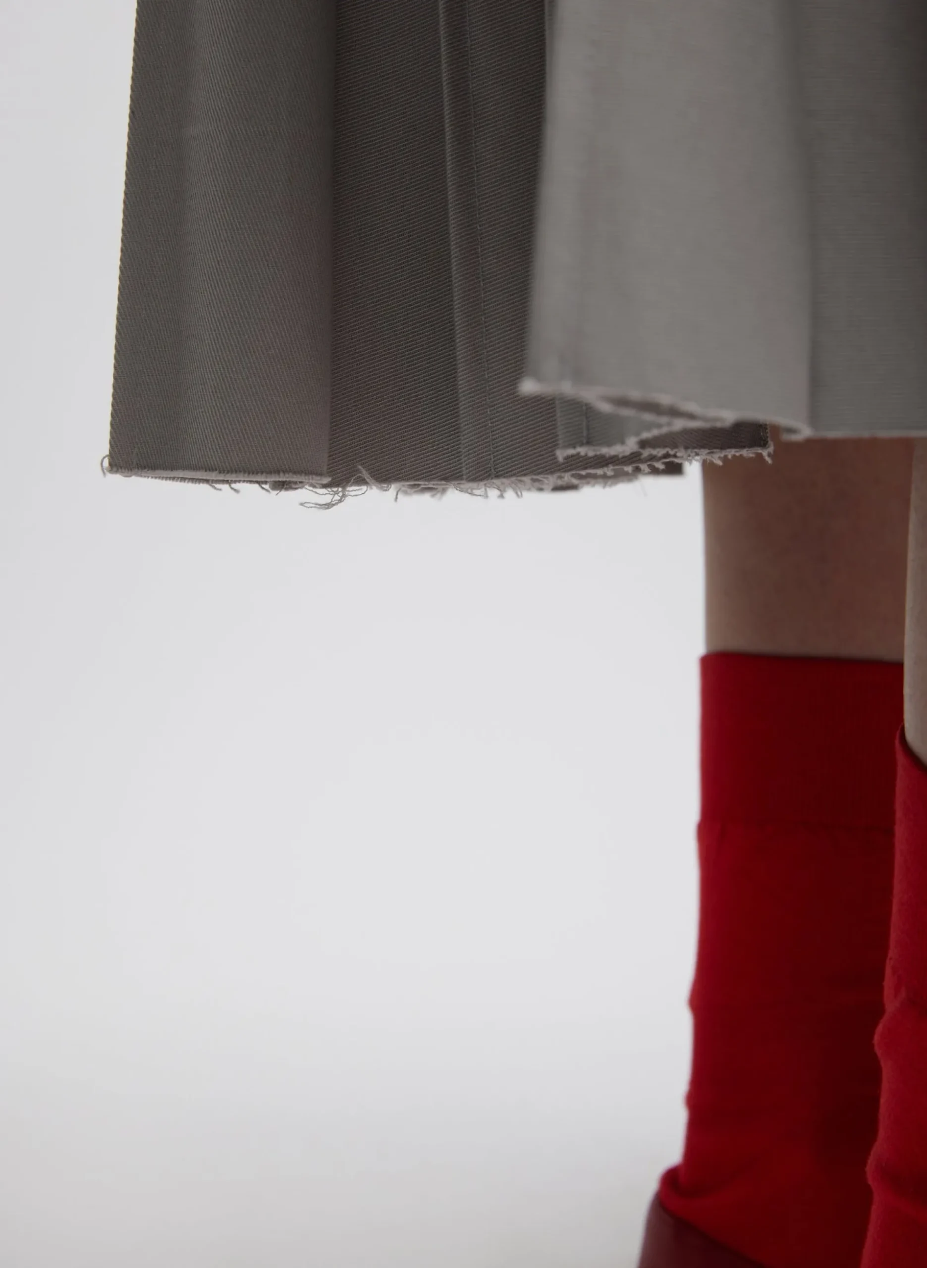 Oliver Cotton Stretch Tricotine Pintucked Skirt