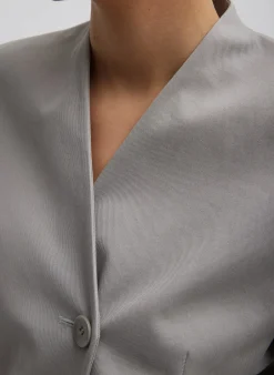 Oliver Cotton Stretch Tricotine Sculpted Blazer