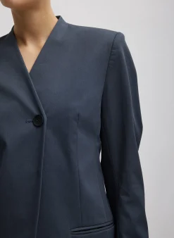 Oliver Cotton Stretch Tricotine Sculpted Blazer