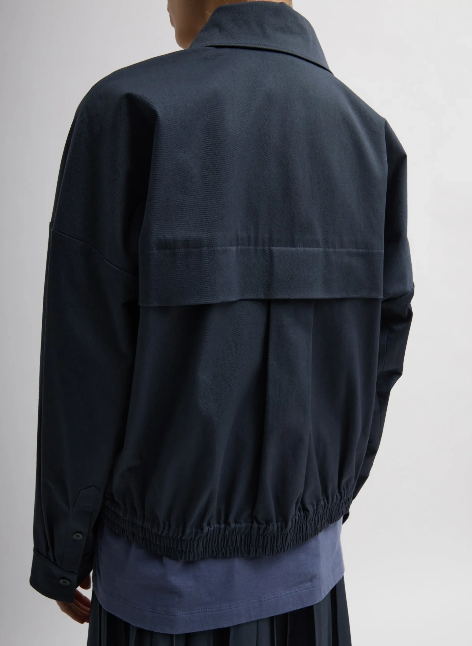 Oliver Cotton Stretch Tricotine Bomber