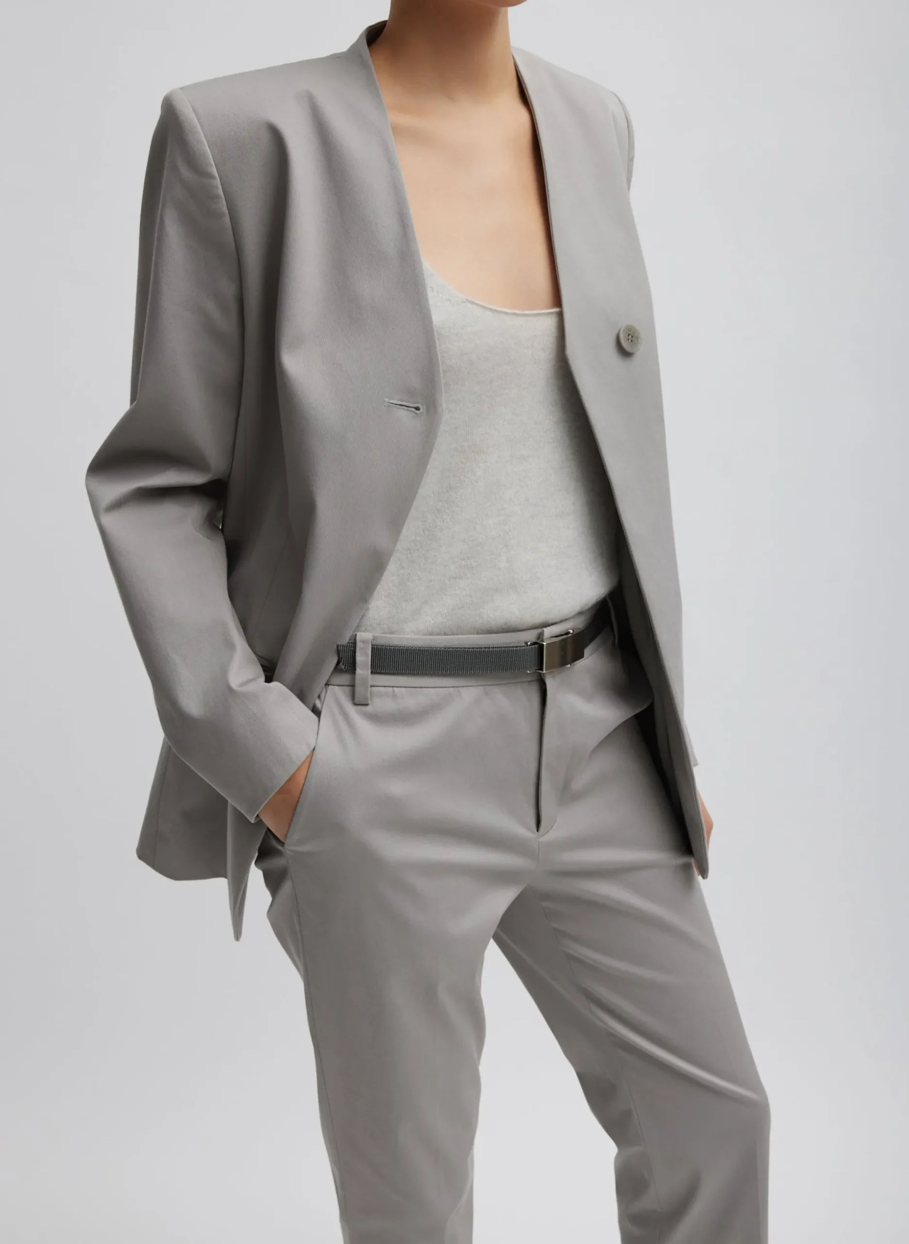 Oliver Cotton Stretch Tricotine Sculpted Blazer