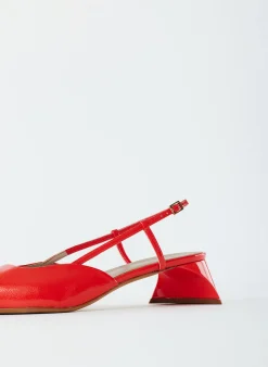 Patent Leather Oscar Slingback