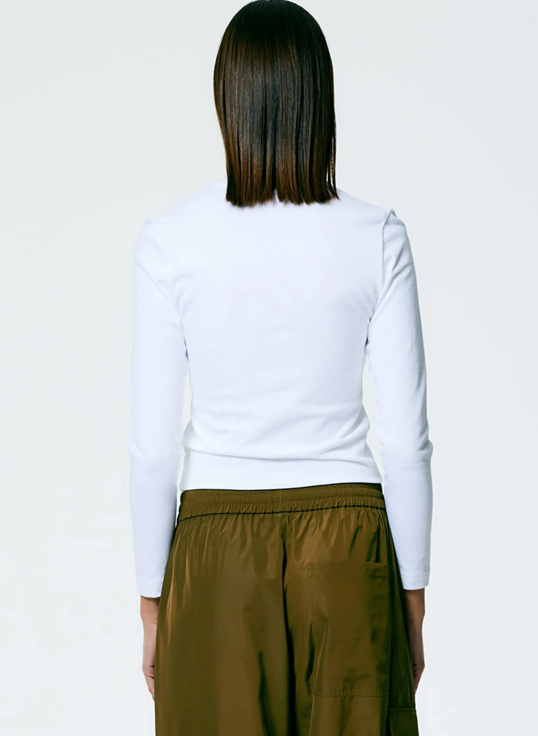 Perfect Shrunken V-Neck T-Shirt