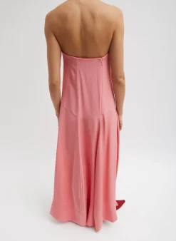 4-Ply Silk Strapless Sculpted Dress