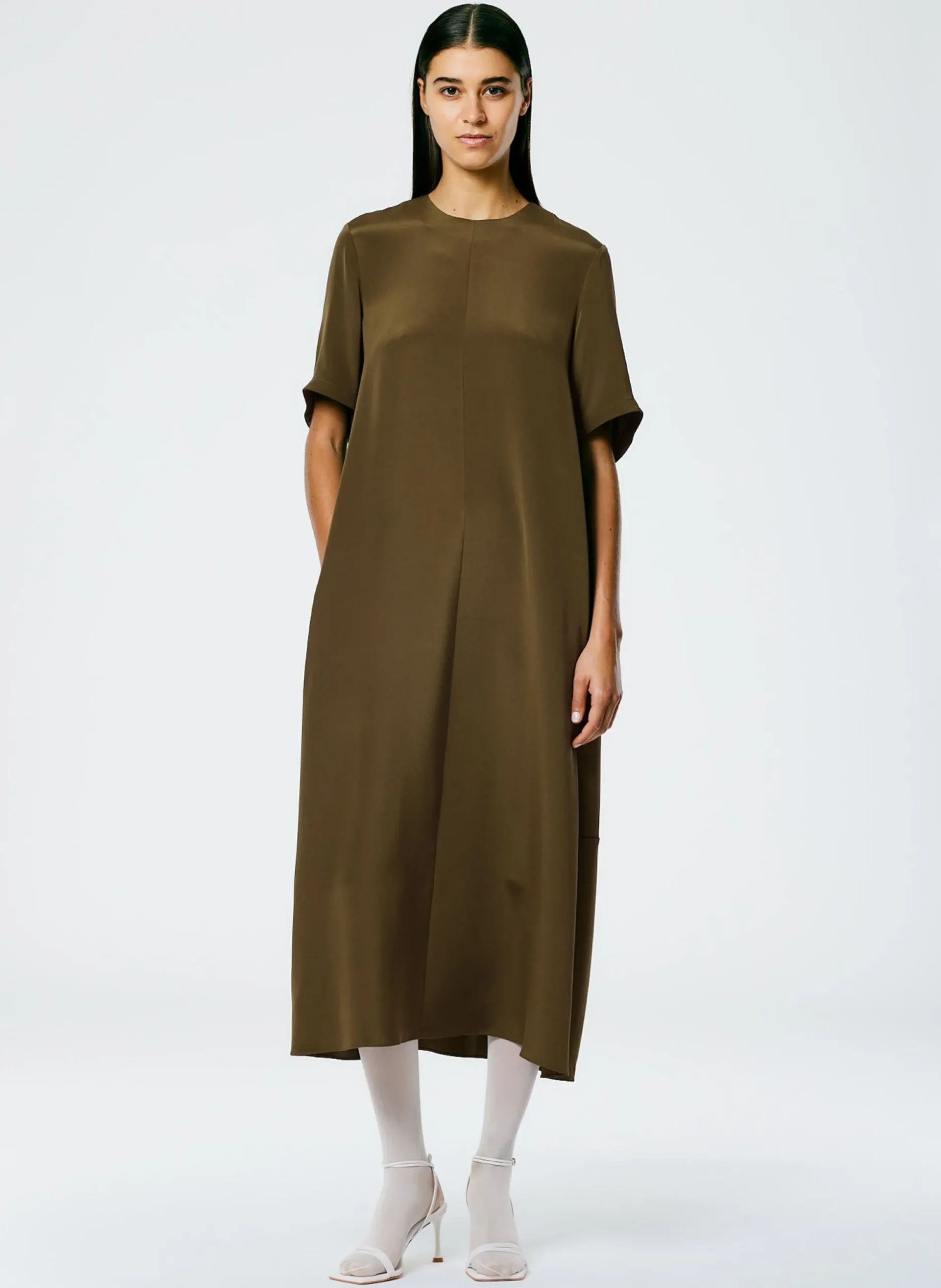 4 Ply Silk T-Shirt Dress