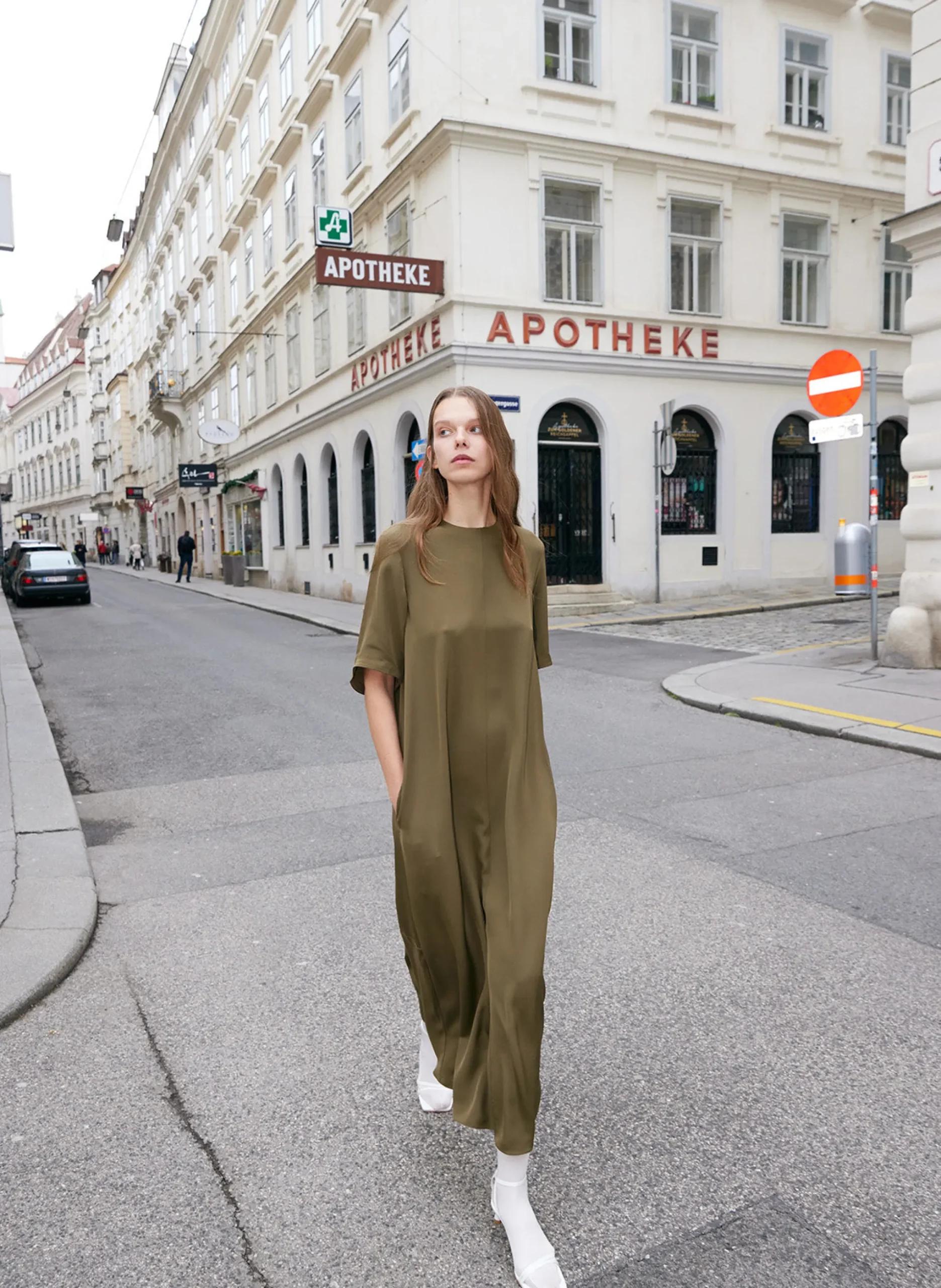 4 Ply Silk T-Shirt Dress